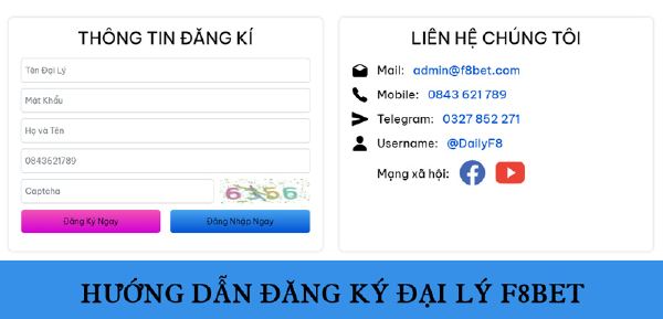 Hướng dẫn làm đại lý f8bet nhanh chóng và đơn giản