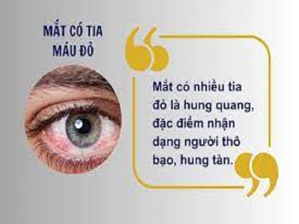 Người có tướng Mắt Có Tia Máu Đỏ có Công việc như thế nào