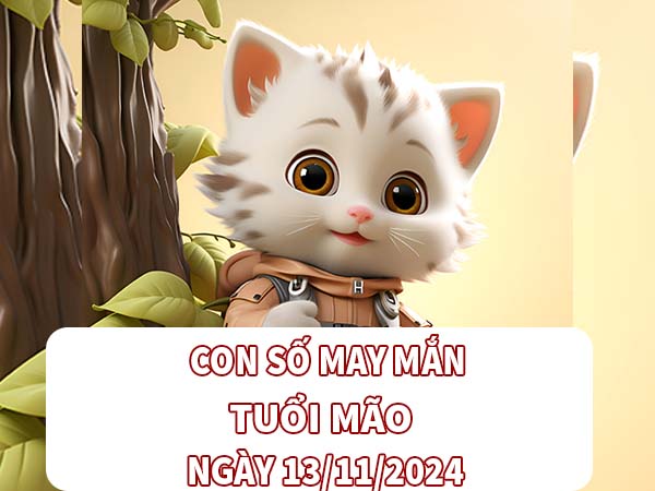 Con số may mắn hay về tuổi Mão ngày 13/11/2024 thứ 4 hôm nay