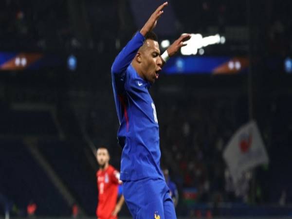 Bóng đá Pháp: Mbappe tỏa sáng giúp Pháp đánh bại Azerbaijan